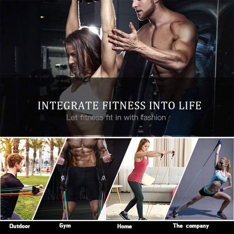 11 Piece Workout Band Set