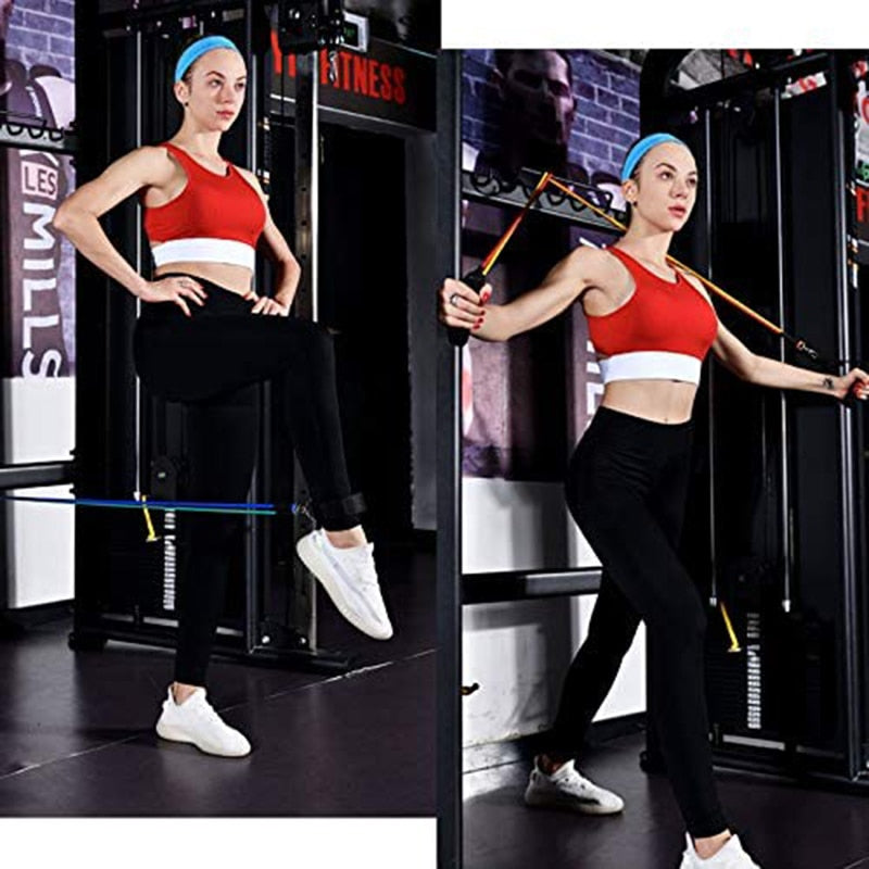 11 Piece Workout Band Set
