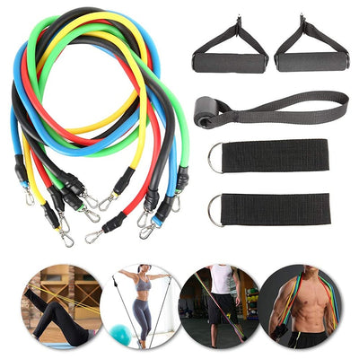 11 Piece Workout Band Set