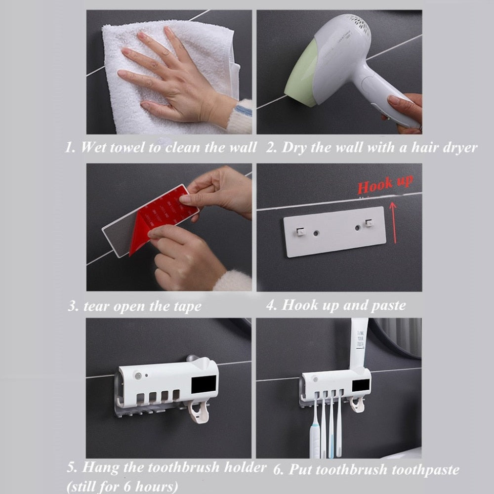 Smart UV Toothbrush Sterilizer
